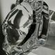 Large antique Daum crystal ashtray