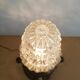 Pair of Ar Nouveau style copper and crystal table lamps vintage 1950s 50s