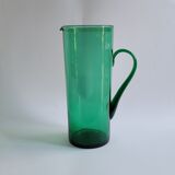 Pichet en verre vert