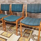 Set of 4 Scandinavian chairs 1960