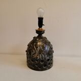Ceramic table lamp, from Danish Leif Holm. with two light sources