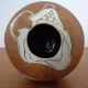 Danish Raku Studio Pottery Vase, 1960s