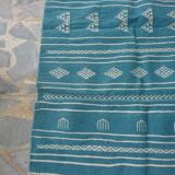 Kilim blue and white handmade  95x140cm
