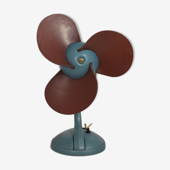Ventilateur rotatif à palmes souples, années 60, vintage