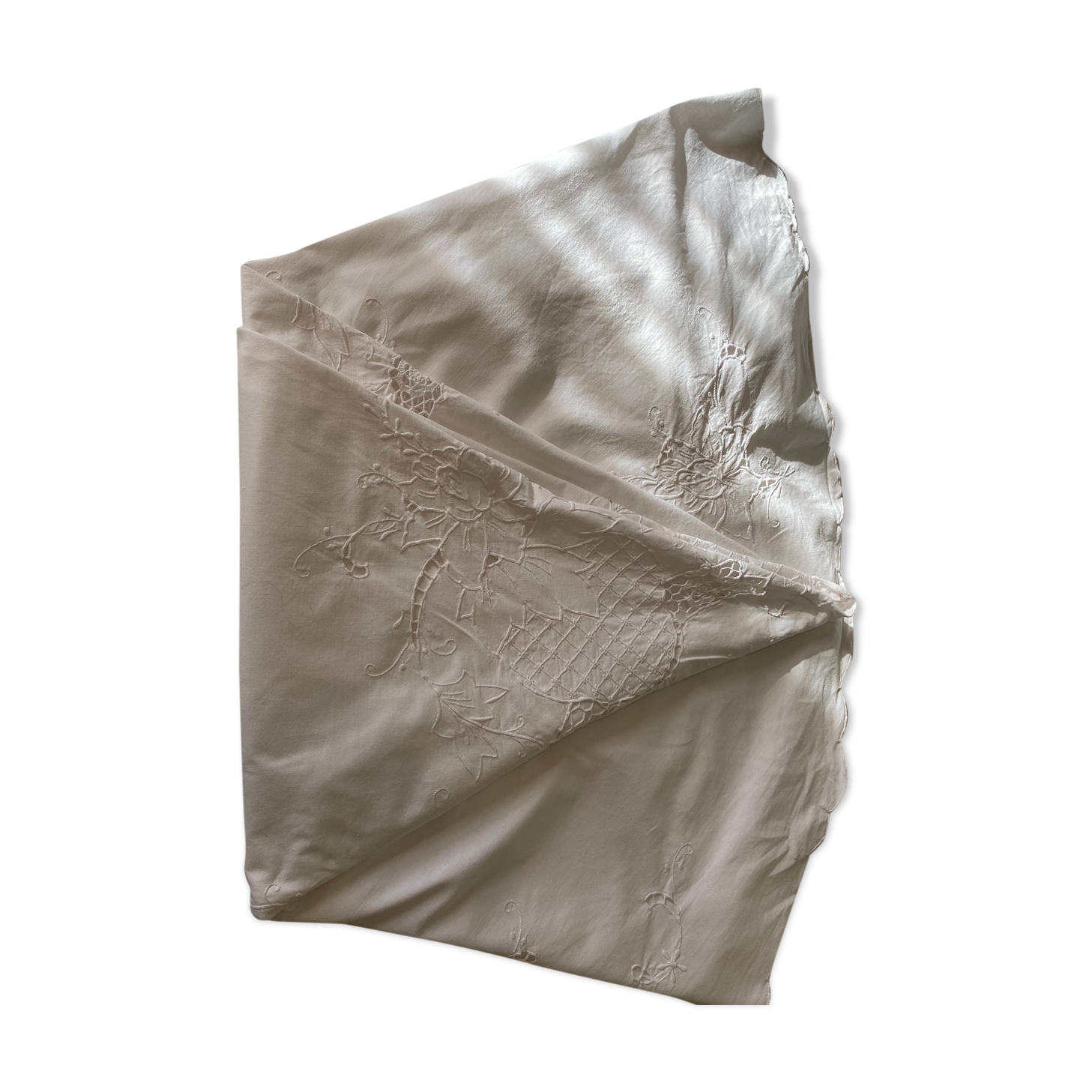 Nappe ronde en coton