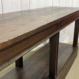 19th century oak draper's table