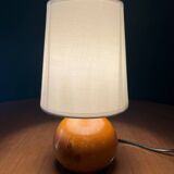 Solid wood ball lamp