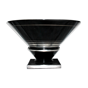 Vase Art Déco en verre