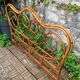 Bamboo and rattan headboard 160cm vintage 1960
