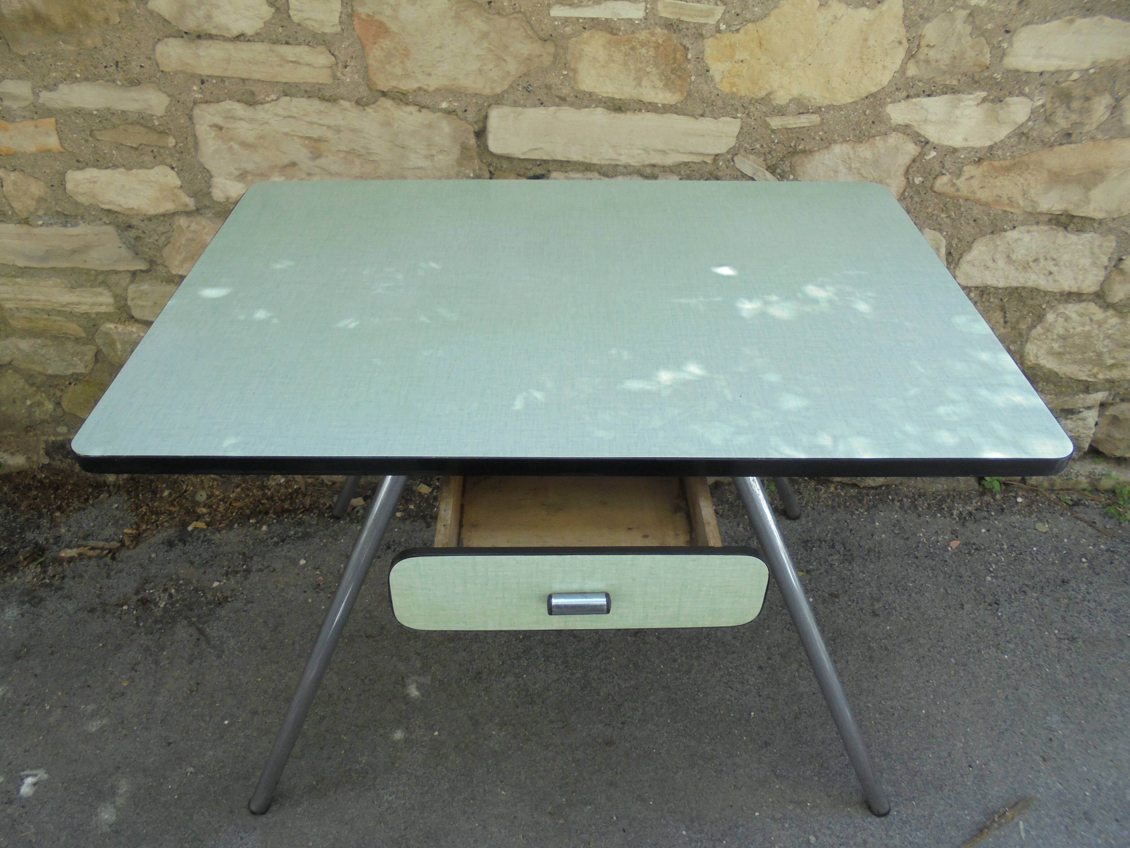 Vintage formica original shape table
