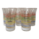 8 water glasses from the 60s