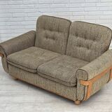 1970s, Danish 2-seater sofa, original condition, furniture wool, bentwood.