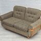 1970s, Danish 2-seater sofa, original condition, furniture wool, bentwood.