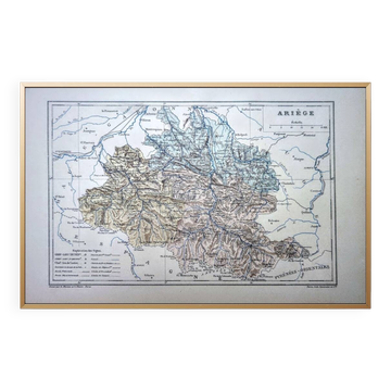 Printed in 1889, Ariège, Occitanie.