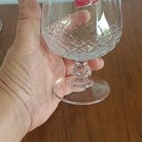 4 verres à brandy cristal d arques