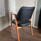 Scandinavian, vintage, teak chair, 1950s