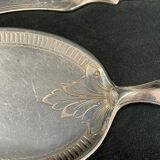 Two-piece silver ice cream service from the early 20th century
