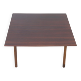 Square wooden coffee table, 1960s.