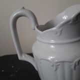 Pitcher earthenware Sarreguemines XIX
