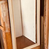 Miroir Louis Philippe en bois et stuc patiné XIX siècle