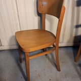 2 wooden bistro chairs Thonet