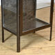 Polished iron medicine cabinet, 1920s