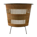 Vintage rattan counter bar