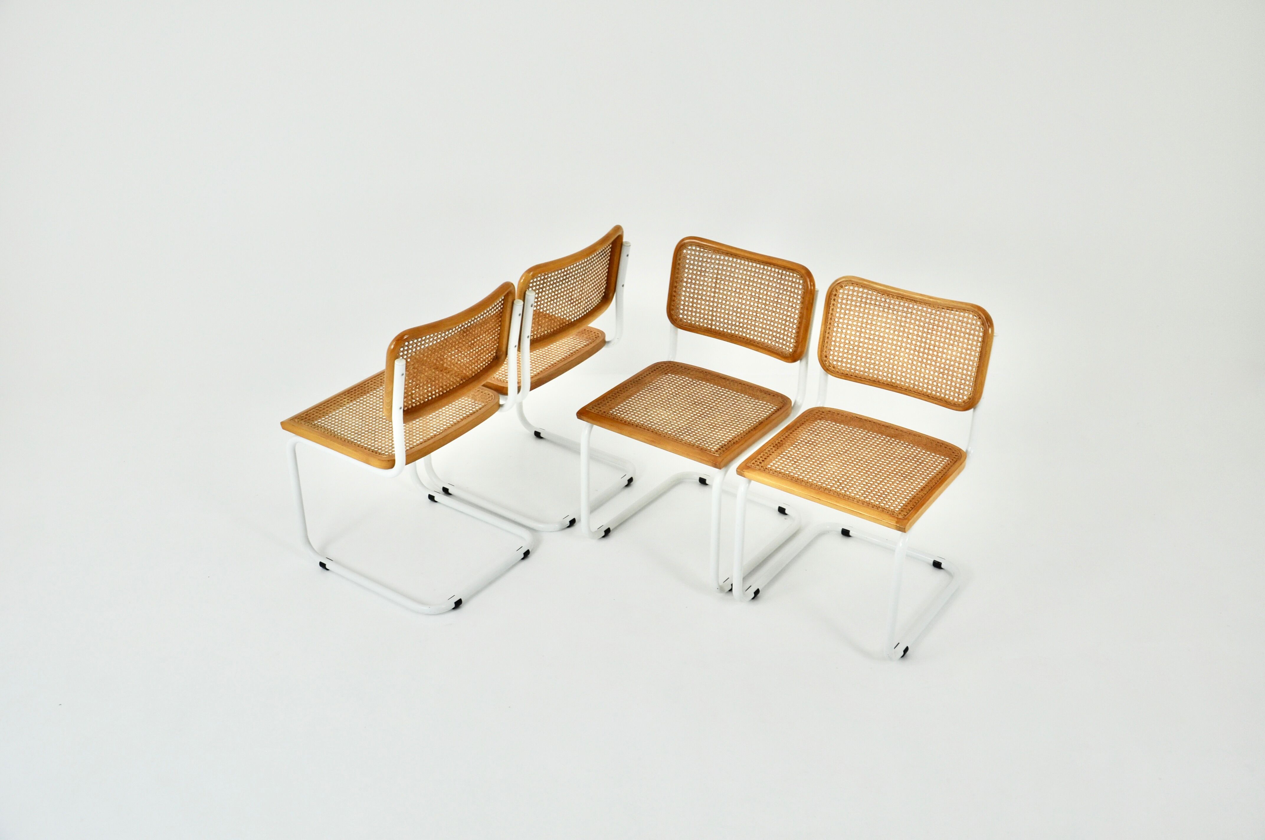 B32 Chairs by Marcel Breuer, set of 4