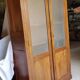 Cabinet old type pharmacy two wooden doors granitées