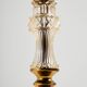 MK10968 Brass and crystal floor lamp