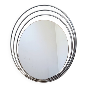 Space age design mirror Italy 1970s