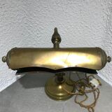 Lampe de bureau de notaire année 30 en laiton