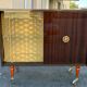 Vintage 60s console TV bar