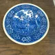 Large round cake plate Villeroy and Boch Rusticana blue