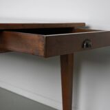 Antique Cherry Early 20th Century French Rustic Farmhouse Dining Table