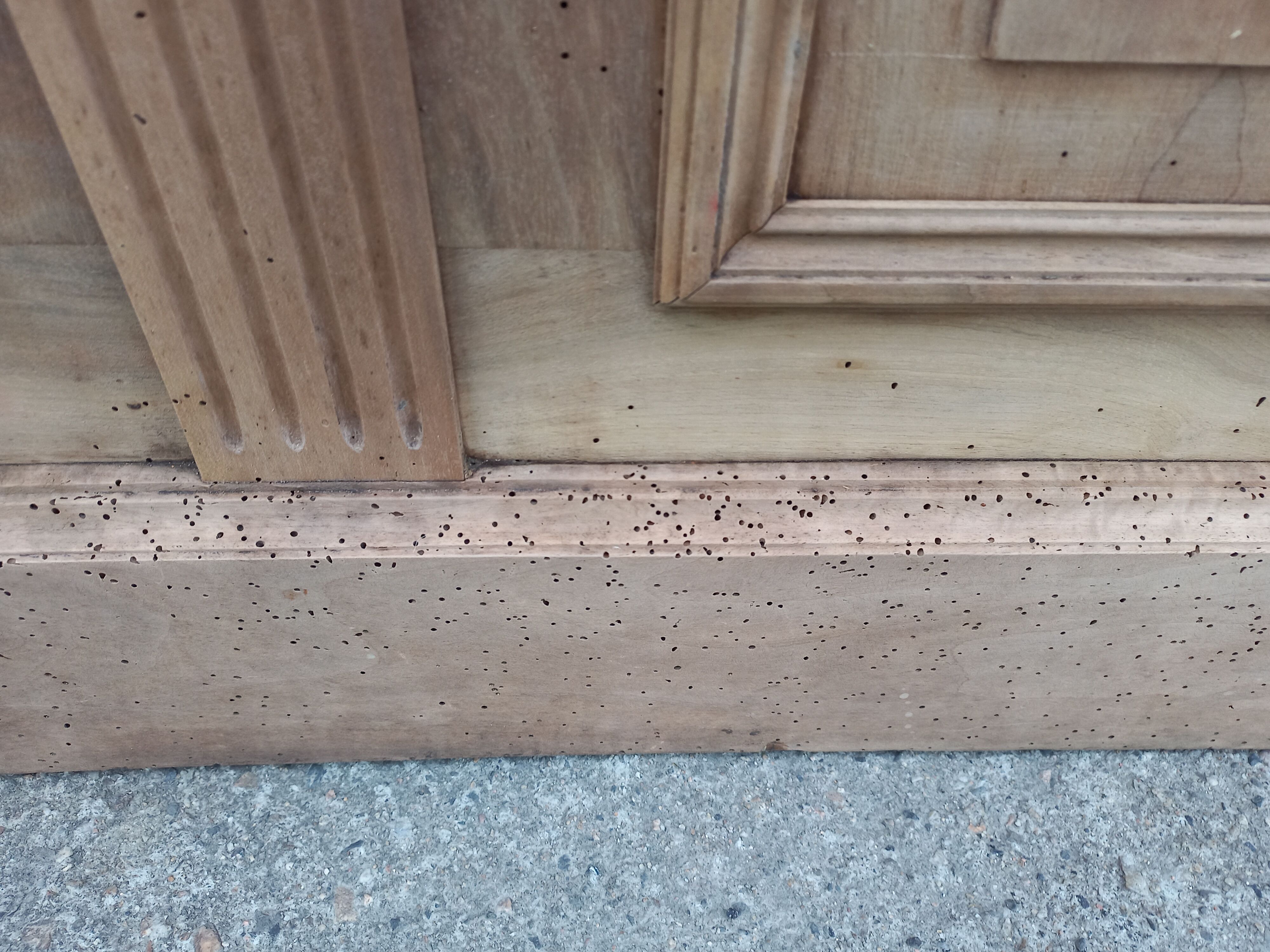 Former store counter, bar