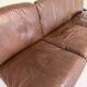 De Sede DS31 vintage leather 3-seater canapé banquette from the 1970s.