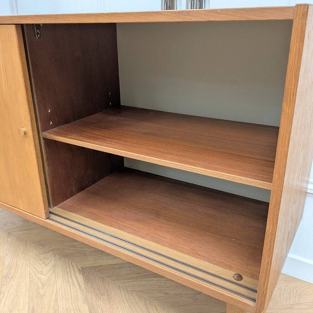 Vintage Danish oak sideboard from the 1960s.