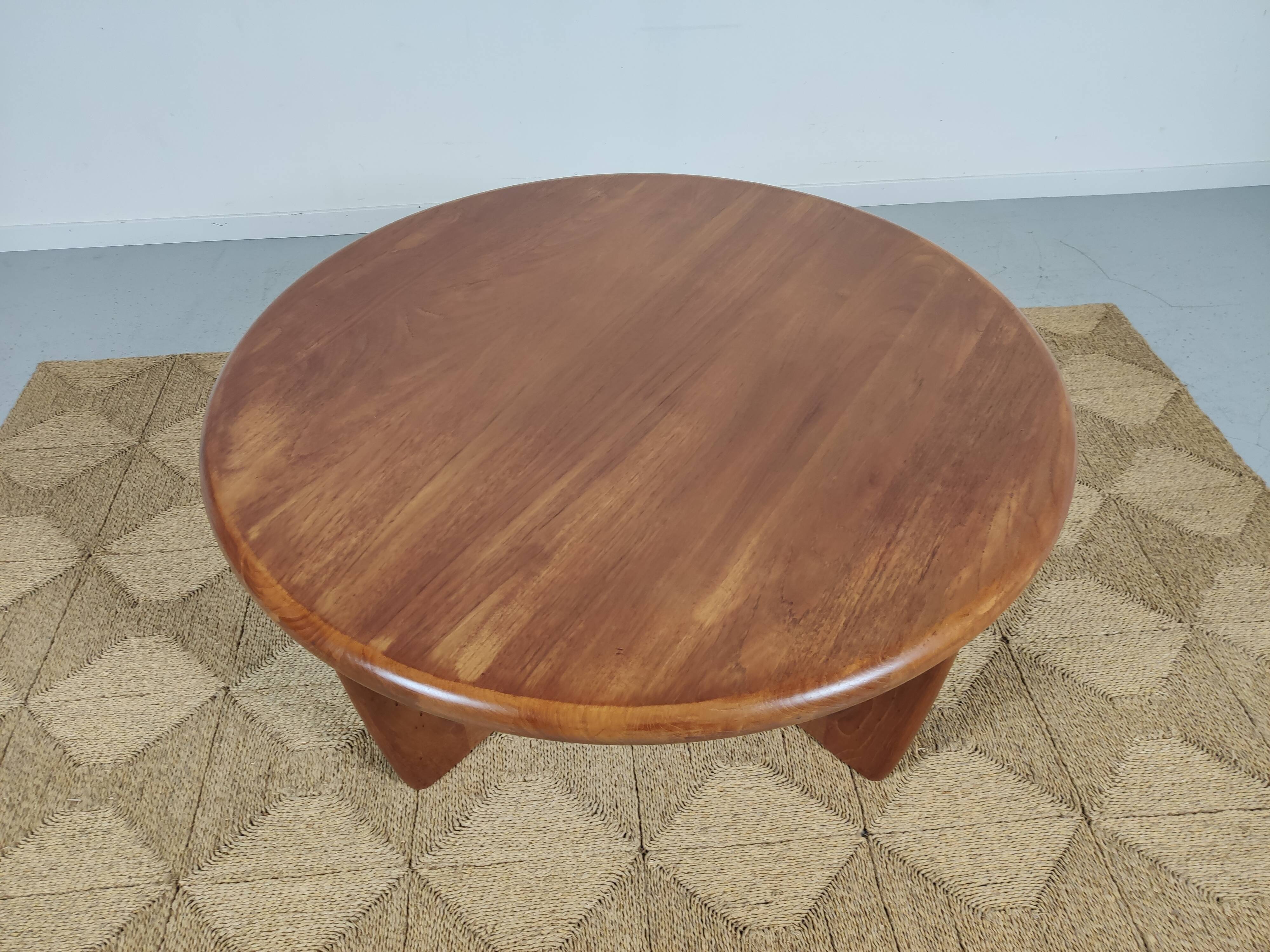 Niels Bach teak coffee table, Denmark 1970s