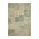 Handwoven oriental overdyed 169 cm x 245 cm beige patchwork rug