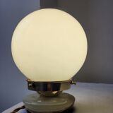 Onyx lamp and opaline wall lamps