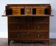 Commode secrétaire anglaise géorgienne en acajou, 1816