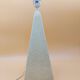 Pyramid lamp in porcelain ceramic Brussels cracked effect