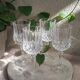 Large crystal glasses