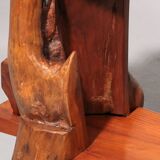 A playful mid-century French wooden bookcase 1960