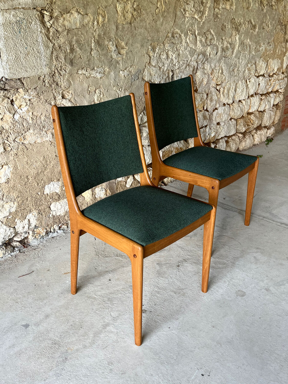 Pair of chairs by Johannes Andersen