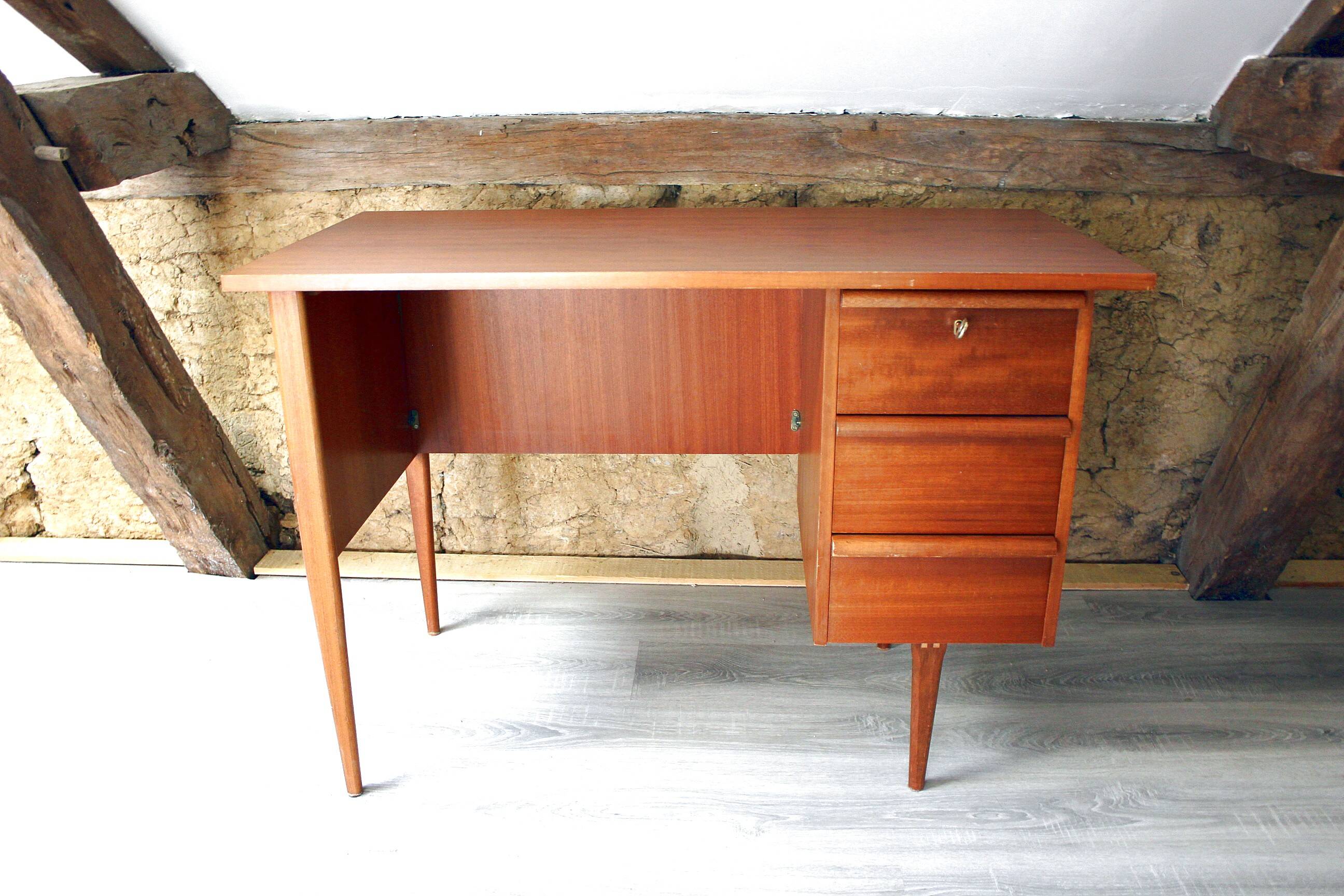 Vintage Scandinavian desk from the 1960s.