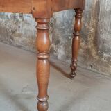 Table de ferme en merisier
