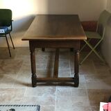 Extended farmhouse table