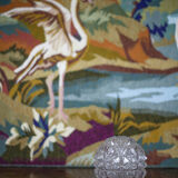 Globe boule verre pointe de diamant, petit globe pour lampe